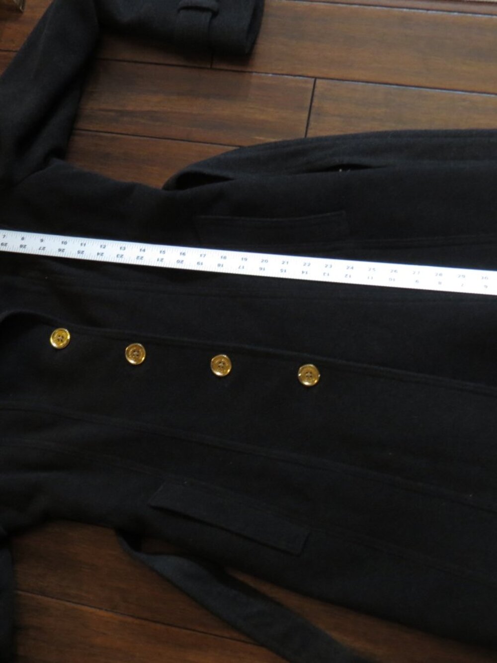 Michael Kors Small Long Winter Coat Belted Wool Blend - Picture 7 of 15